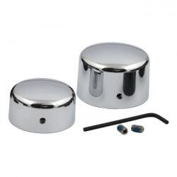 [951384] Rear Axle Nut Cap Kit, 08-17 Softail/Dyna