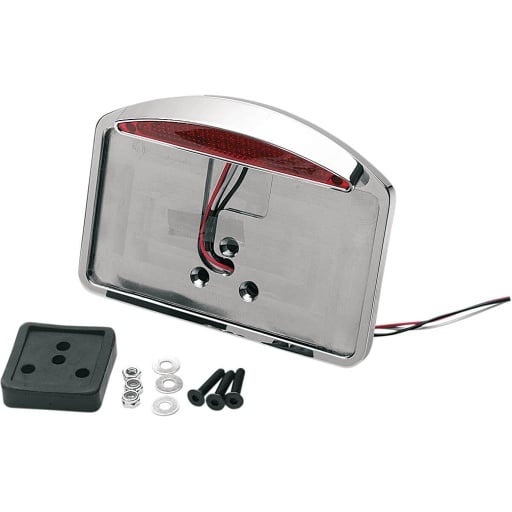 [0906-6040] LED Half-Moon Taillight/License Plate Mount