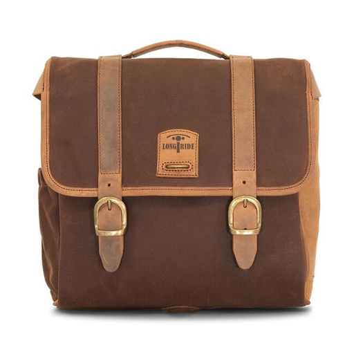 [986012] Classic Saddlebag, Waxed Cotton