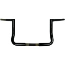 10" Bagger Twin Peaks Ape Hanger 1.25" Black