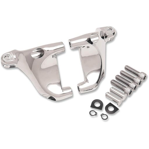 [1620-0363] Passenger Foot Peg Mount Kit, Chrome, XL '04-'13