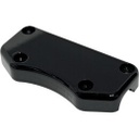 Handlebar Top Clamp Buffalo w/ Holes Black for 1"