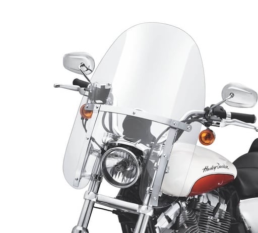 [57801-11] Quick-Release Compact Windshield, 18", Clear