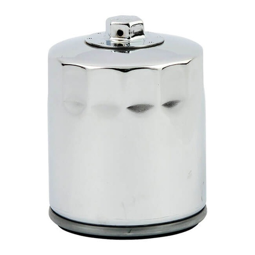 [508546] Spin-On Oil Filter, Magnetic w/ Top Nut, Chrome