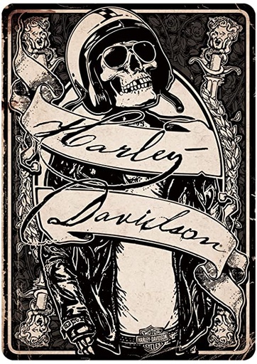 [HDL-20062] Skeleton Rider All Occasion Greeting Card