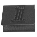 Embossed #1 Logo Leather Tri-Fold Wallet