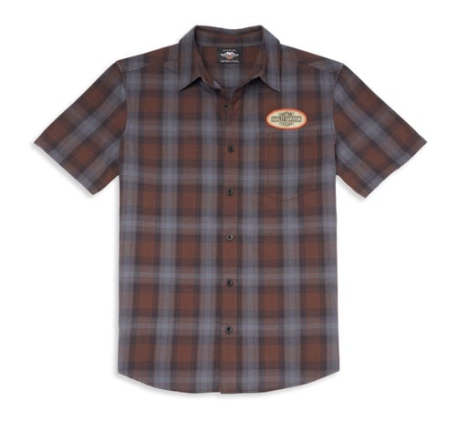 Oil Can Plaid Woven Shirt