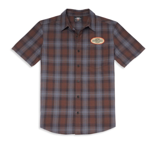 Oil Can Plaid Woven Shirt