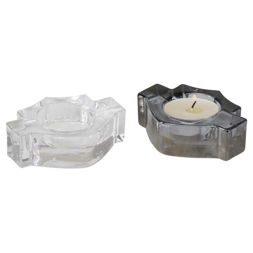 [HDL-19003] Bar &amp; Shield Shaped Tea Light Candle Holder Set