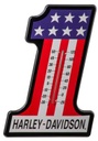 #1 RWB Racing Custom Shaped Logo Durable Metal Thermometer