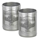Custom Tooled Pewter Oil Can Shot Glass Set