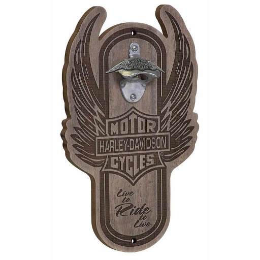 [HDL-18570] Winged Bar &amp; Shield Magnetic Wooden Bottle Opener