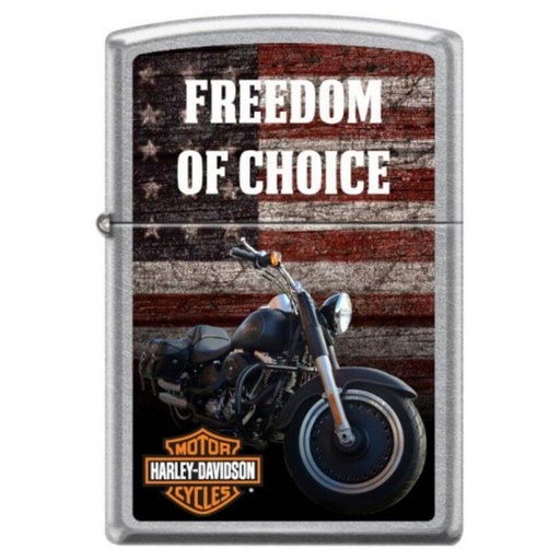 [Z08372] Freedom of Choice Flag Zippo Lighter 