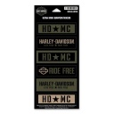 Military Star Ultra Mini Bumper Stickers, 6 Per Sheet