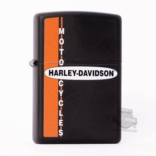 [49514] HDMC Cross Name Matte Black Lighter