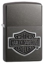 Logo Zippo Lighter in Grey Dusk