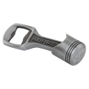 Engraved H-D Piston Bottle Opener, Pewter Finish