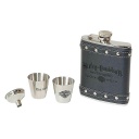 Motorcycle Flask Gift Set 