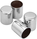 4 PCS Chrome Docking Hardware Covers for Harley Street Glide Road King 2009-2021