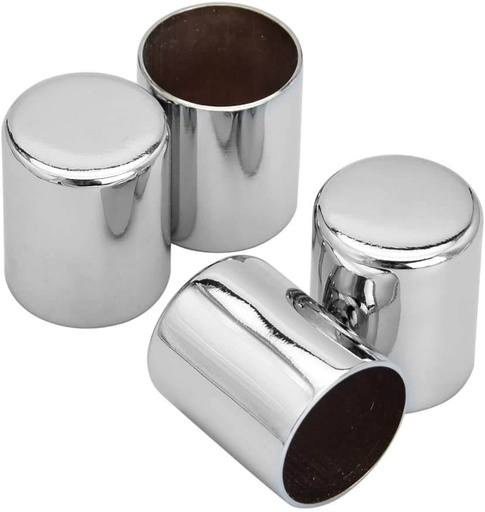 [08SMO1365WP] 4 PCS Chrome Docking Hardware Covers for Harley Street Glide Road King 2009-2021