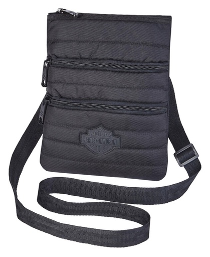 [99616-MIDNITE] Quilted X-Body Cross-Body Sling Purse