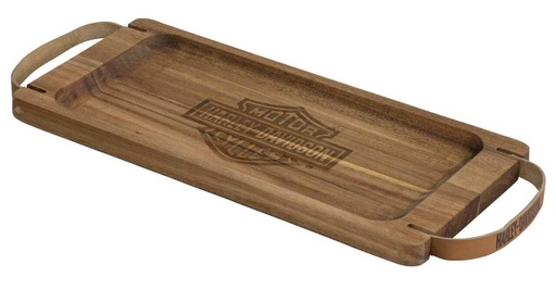 [HDX-98525] Wooden Serving Board Engraved Bar &amp; Shield Logo