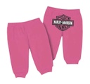 Baby Girls' Interlock Glitter Bar & Shield Pants