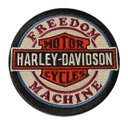 4 in. Woven Freedom Machine B&S Logo Emblem Sew-On Patch