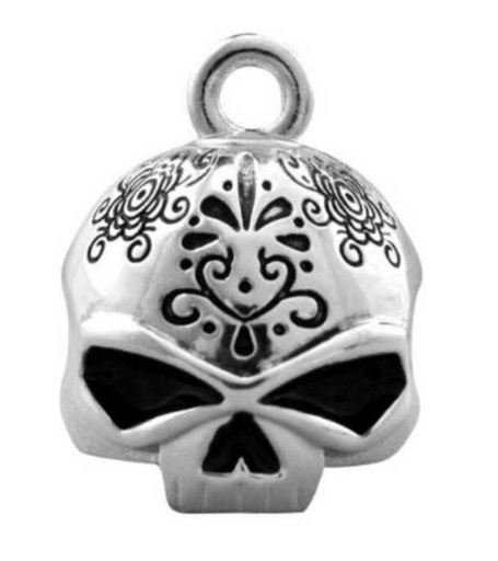 [HRB041] Day Of The Dead Silver Guardian Bell