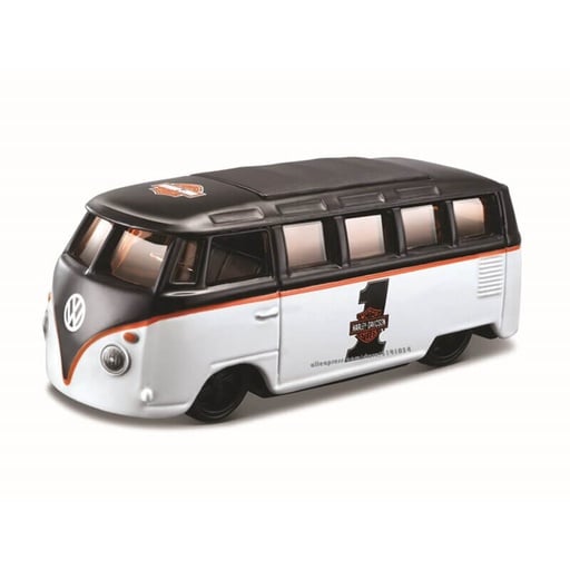 [5380] 1:64 Harley-Davidson Custom Volkswagen Van "Samba" Die-Cast Model Car