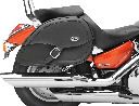 Drifter Rigid-Mount Teardrop Saddlebags for Suzuki