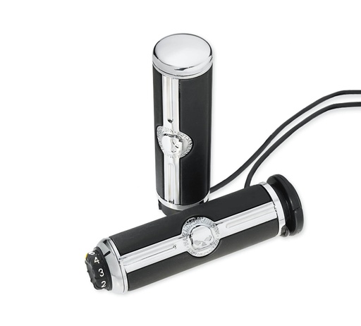 [56100260] Willie G Skull Heated Hand Grips