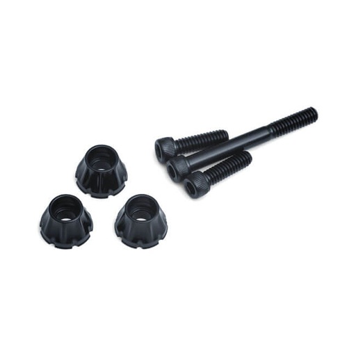 [5720] Decorative Windshield Screws for Batwing Fairing, Gloss Black