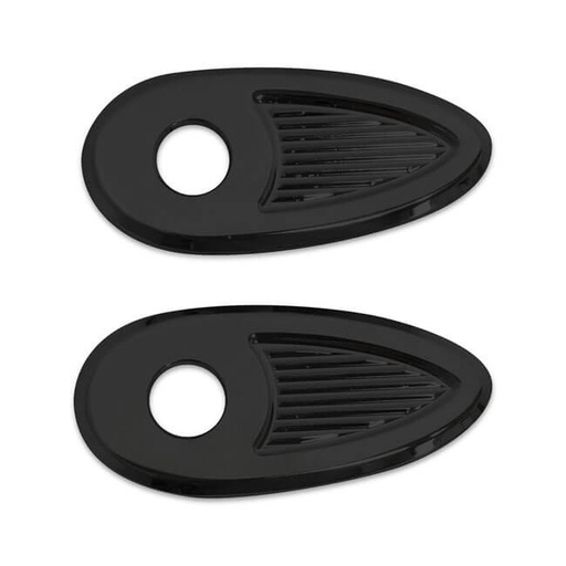 [599569] Fender Strut Turn Signal Hole Covers. Black