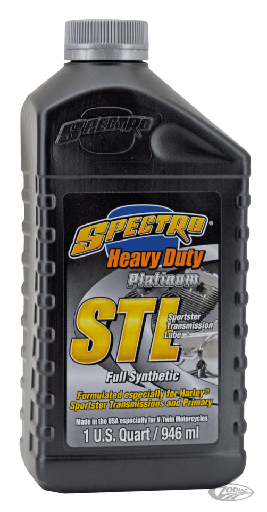 [741763] Heavy Duty Platinum Full Synthetic Sportster Transmission Lube, 1 liter