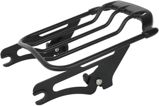 [XF2906194-B] Black Motorcycles Two-UP Air Wing Luggage Rack Mounting Fits for Harley Touring Street Glide FLHX 2009-UP