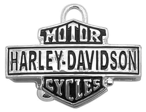 [HRB111] Vintage Bar &amp; Shield Logo Shaped Ride Bell, Chrome Finish