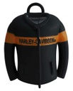 Bar & Shield Leather Jacket Shaped Ride Bell, Black & Orange
