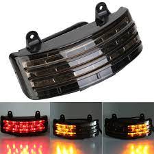 [M99034] Integrated LED Tri-Bar Tail Light with Smoked Lens FLHX / FLTRX