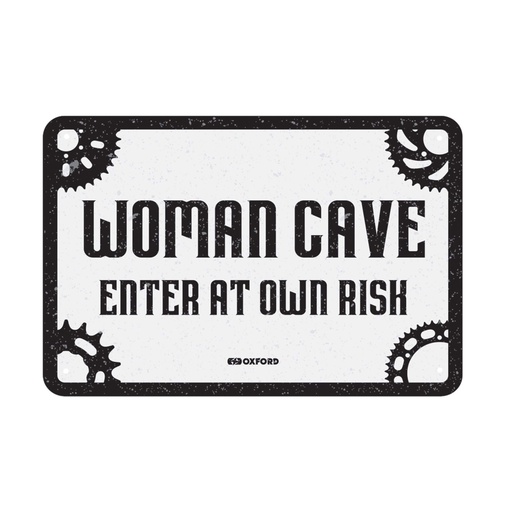 [OX369] Woman Cave Metal Sign