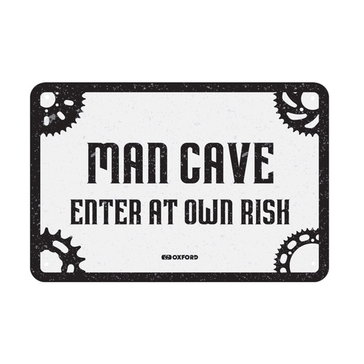 [OX370] Man Cave Metal Sign