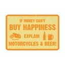 Buy Happiness Garage Metal Sign