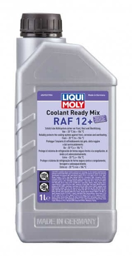 [LM-6924] Frostvæske, Ready Mix RAF 12+, Rød, 1 liter