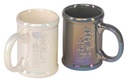 Motor Co. Coordinating Lusterware Ceramic Coffee Mug Set, 384ml