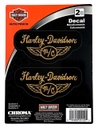 MC with Wings H-D Text Decals, 2 Pack
