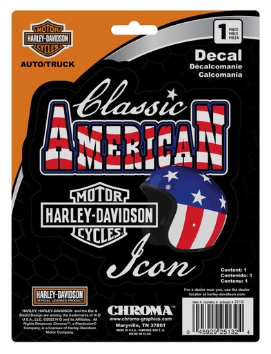 [CG25132] American Classic Patriotic Decal
