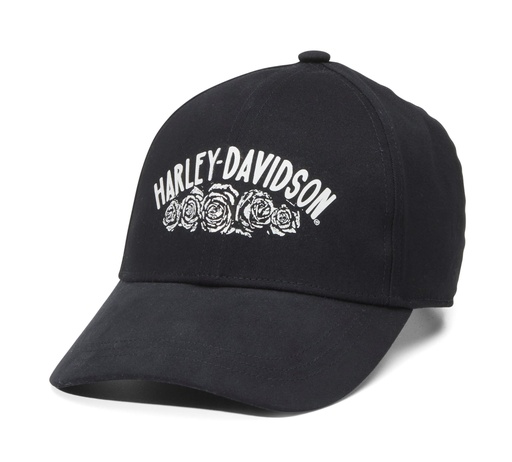 [97706-23VW] Ice Biker Embellished Hat, Black Beauty