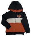 Toddler Boys' B&S Fleece Colorblocked Zippered Hoodie