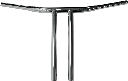 1-1/4" Buffalo T-Bar, Chrome