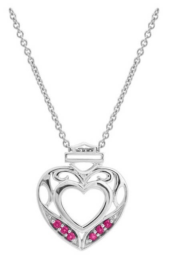 [HDN0430] Celtic Bling Heart Necklace